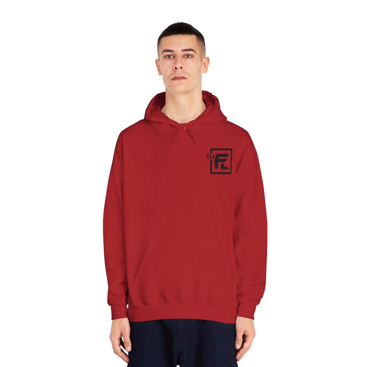 Unisex DryBlend® Hooded Sweatshirt - Image 3