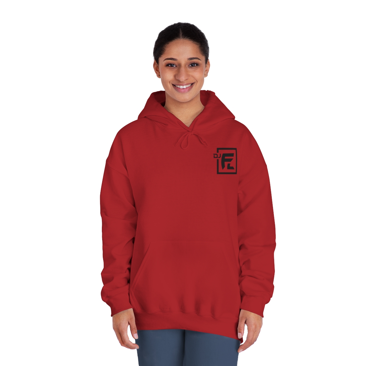 Unisex DryBlend® Hooded Sweatshirt - Image 4